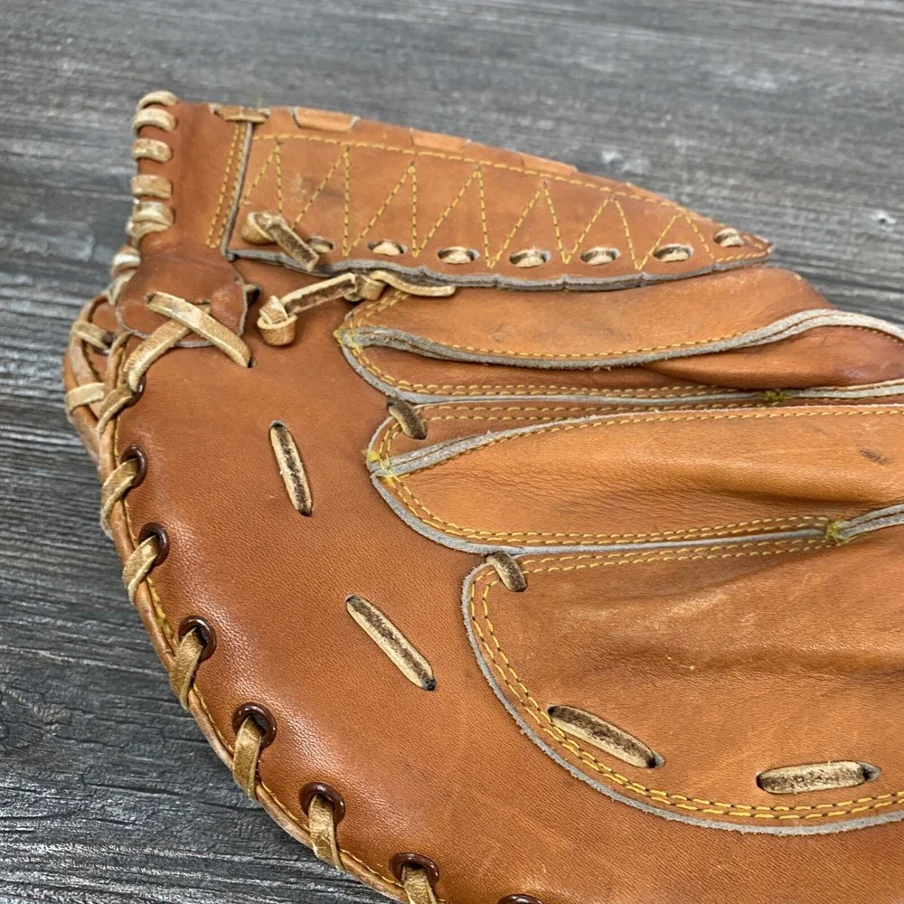 All Pro KMart Top Grain Leather Baseball Glove FB-77-1000 RHT VTG